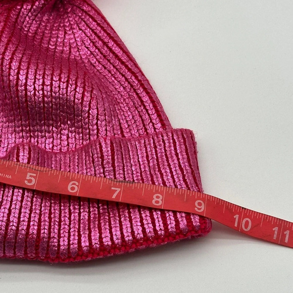 More Than Magic Beanie With Pom Pom Pink. Girls One Size - Picture 4 of 4